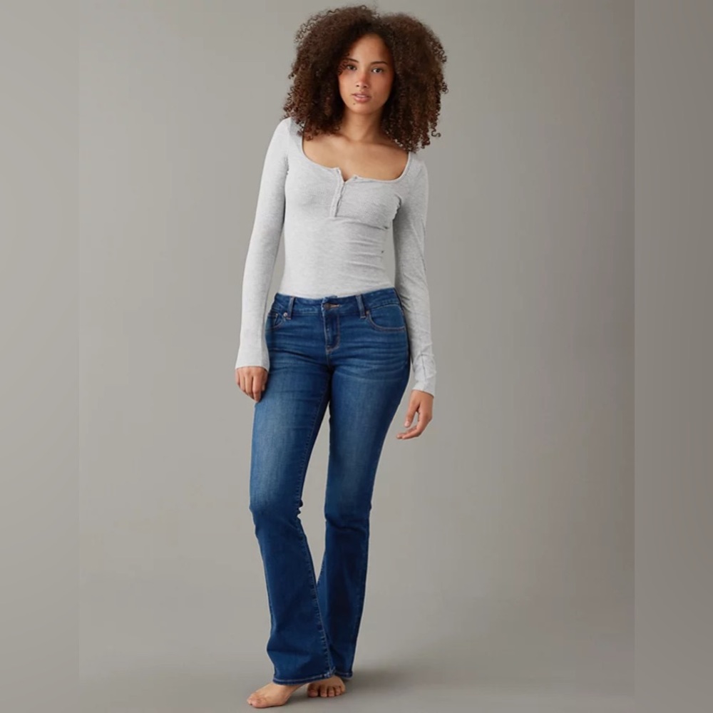 American Eagle Kick Boot Super Stretch Jean Size 14 Regular